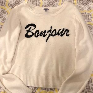 🇫🇷 White sweater